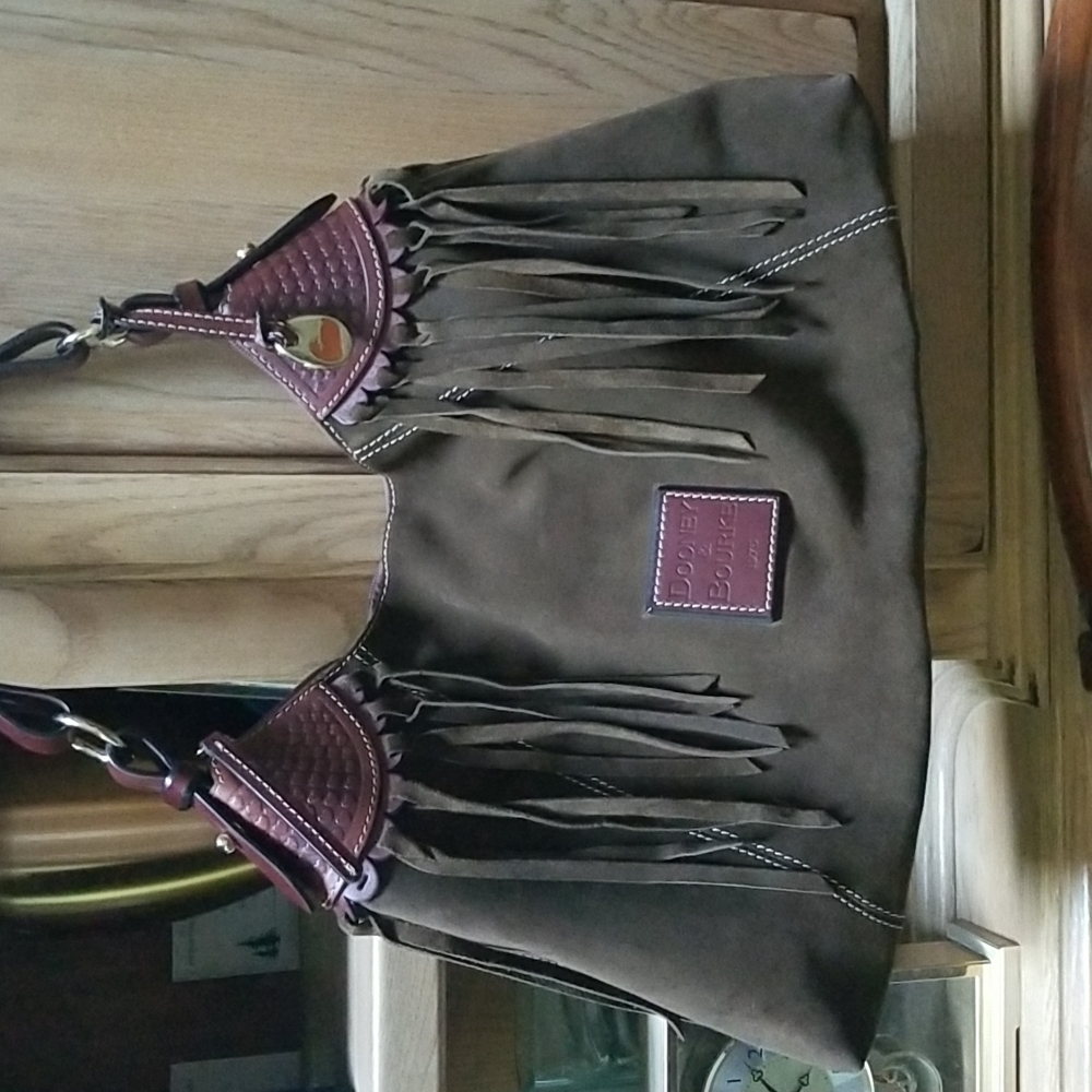 Dooney and Bourke large suede Bag